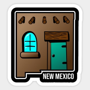 New Mexico Hacienda Sticker